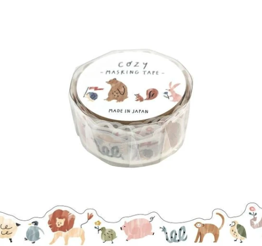 MINDWAVE Cozy Washi Tape -Animal