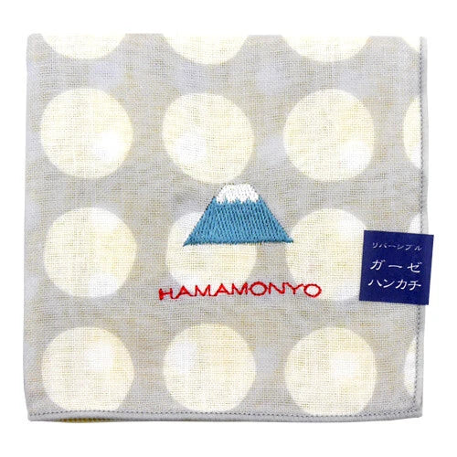 HAMAMONYO Gauze Handkerchief - Rough dots and Mt.