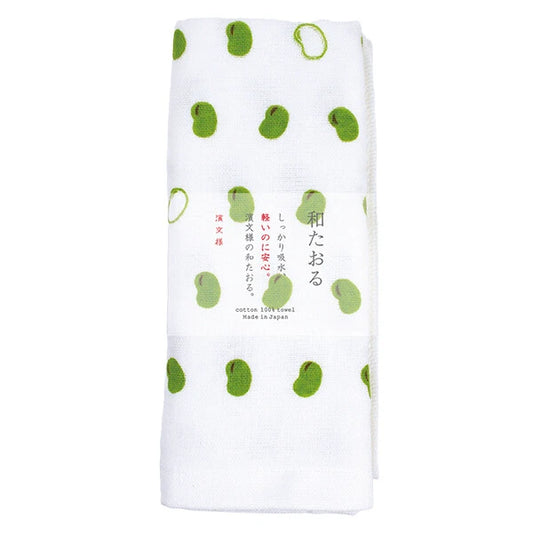 HAMAMONYO Hand Towel Face Made in Japan- SORAMAME