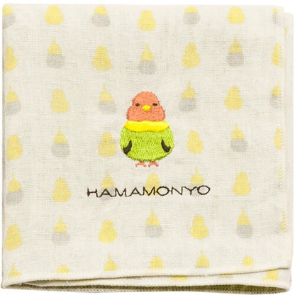 HAMAMONYO Gauze Handkerchief -parrot dot and stripe