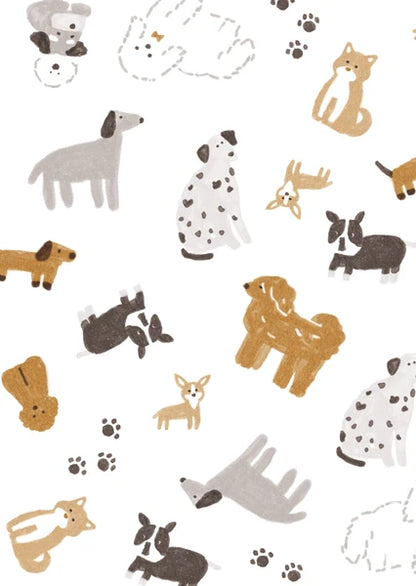 Furukawa Shiko Mino washi Daily Necessity Item Book cover Dog