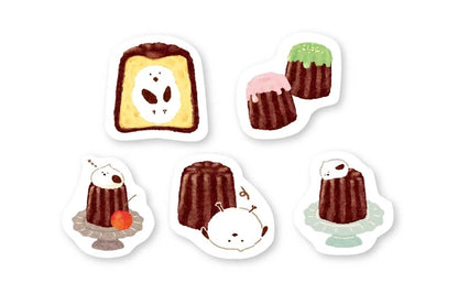 Furukawa Shiko Stickers Flake sticker Sweet Animal Sweets Shop