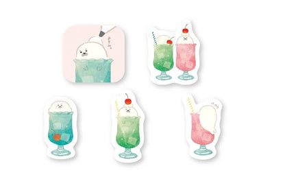 Furukawa Shiko Stickers Flake sticker Sweet Animal Sweets Shop