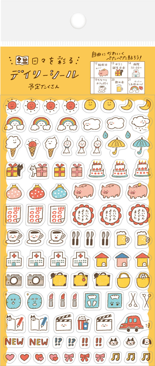 Furukawa Shiko Planner Stickers Watashi-Biyori Daily Sticker