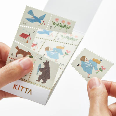 KINGJIM KITTA Masking Sticker - Special Stamp-Style