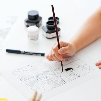 Kuretake ZIG Cartoonist SUMI INK 60 - Matte Black Manga Ink (60ml)