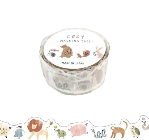 MINDWAVE Cozy Washi Tape -Animal