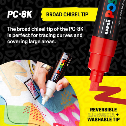 Mitsubishi Posca PC-8K Marker 15-Colors