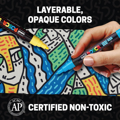 Mitsubishi Posca PC-8K Marker 15-Colors