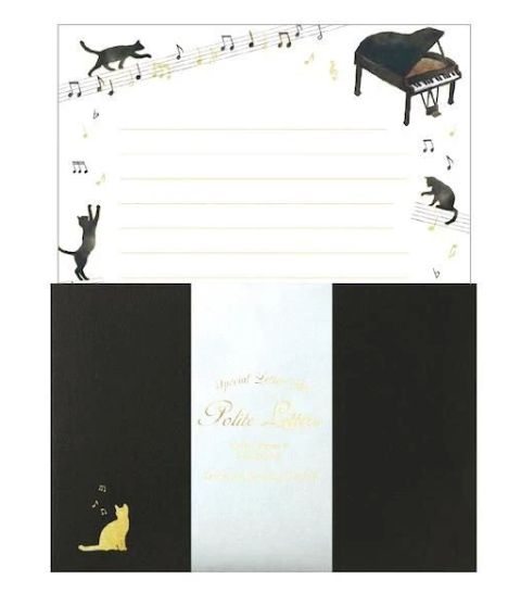 TSUTSUMU Letter Set -Cat Music