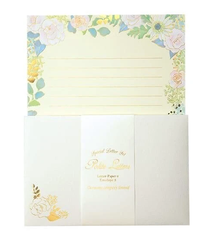 TSUTSUMU Letter Set -Flower Grittering