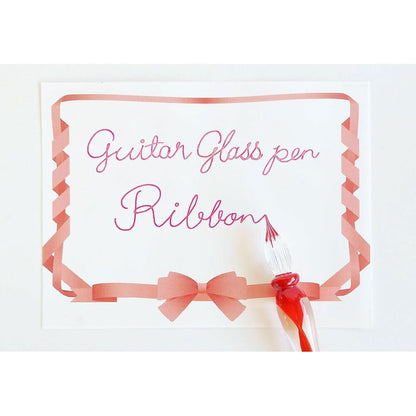 Teranishi Chemical Guitar Glass Pen - Ribbon