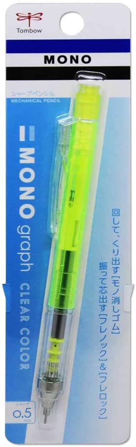 Tombow MONO Graph Clear Color Mechanical Pencil 0.5mm