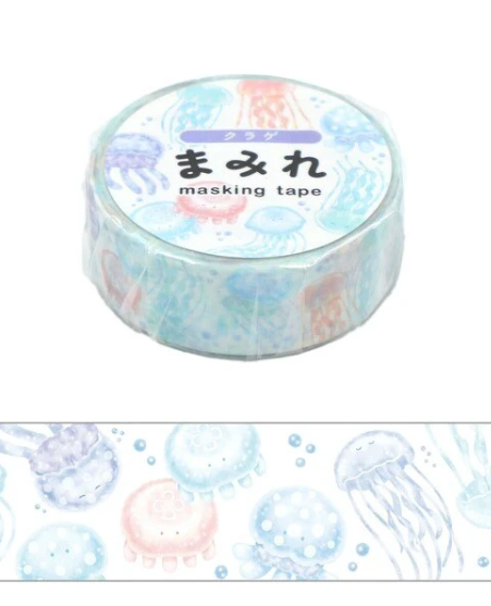 WORLD CRAFT Washi Tape -Jellyfish
